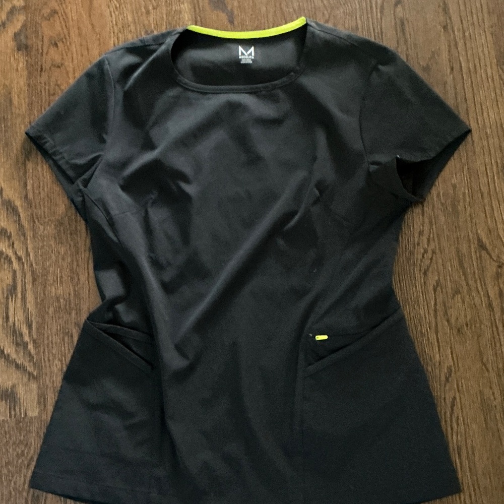 Classic Black Short Sleeve Women's Top